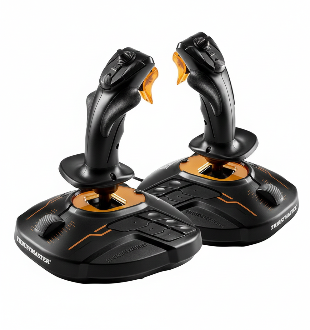 Thrustmaster T.16000M FCS Space Sim Duo, Joystick Set for PC - black