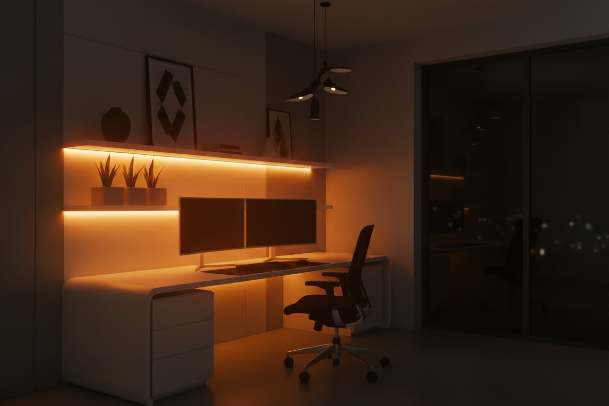 I mean the Modernize computer with the modernize room with the home office / landscape image