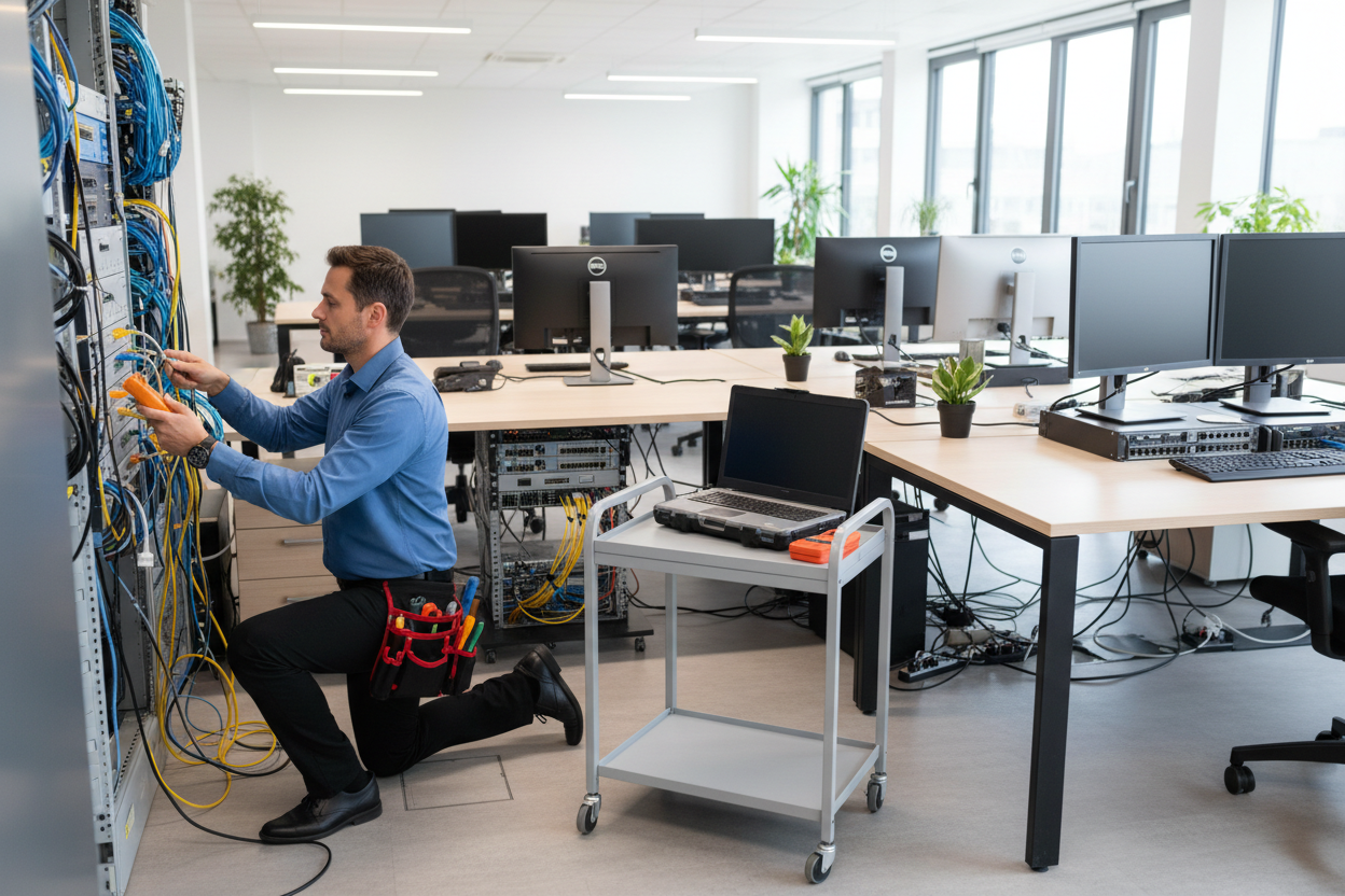 remove the server and keep it like maintenance in the office for the network 